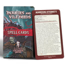 Injuries & Vile Deeds Spell Cards 5e RPG - New