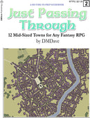 Just Passing Through 12 Mid - Sized Towns for Any Fantasy RPG RPG - New