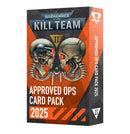 Kill Team Approved Ops Cards 2025 Miniatures - Rules