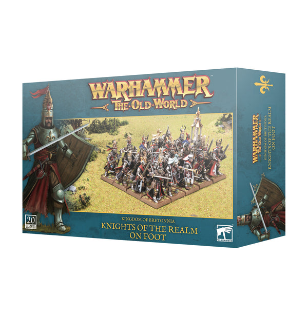 Warhammer the Old World Kingdom of Bretonnia Knights of the Realm on Foot