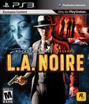 L.A. Noire (PS3) Video Games - Games - PS3