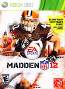 Madden NFL 12 (360) Video Games - Games - X360