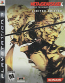 Metal Gear Solid 4 Guns of the Patriots [Limited Edition] (PS3) Video Games - Games - PS3