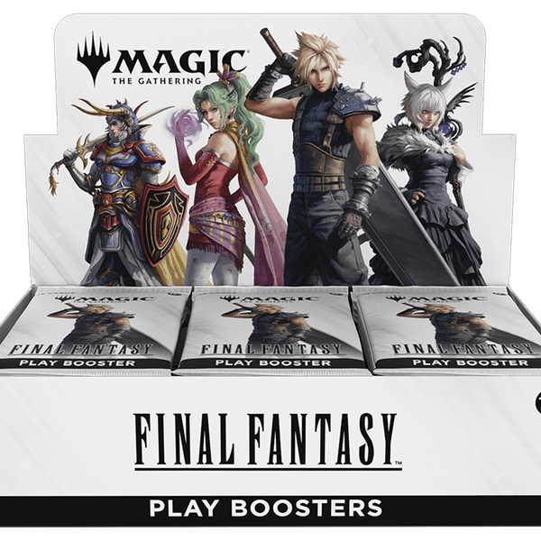 mtg play booster box final fantasy Magic The Gathering Final Fantasy Play Booster Sleeved Pack