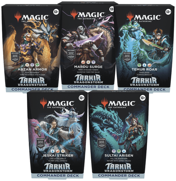 MTG Tarkir Dragonstorm Commander Decks Card Games - Collectible - TCG New