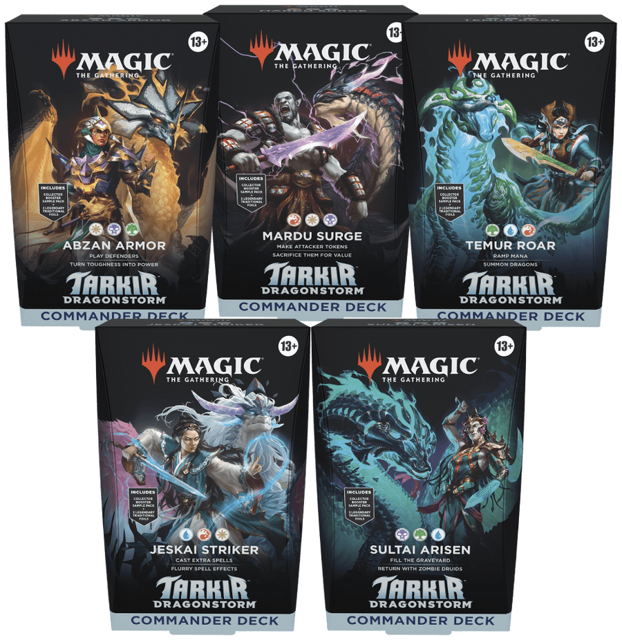MTG Tarkir Dragonstorm Commander Decks - Card Games - Collectible - TCG New | Retrofix Games MTG Tarkir Dragonstorm Commander Decks - Card Games - Collectible - TCG New | Retrofix Games