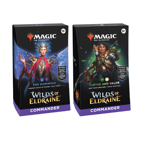 MTG Wilds of Eldraine Commander Deck Card Games - Collectible - TCG New