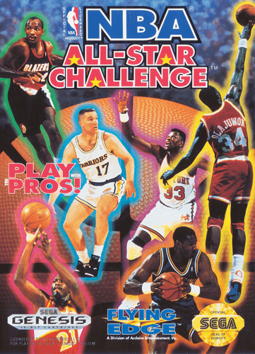NBA All Star Challenge (GEN) Video Games - Games - Genesis