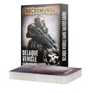 Necromunda Delaque Vehicle Gang Tactics Cards Miniatures - Rules