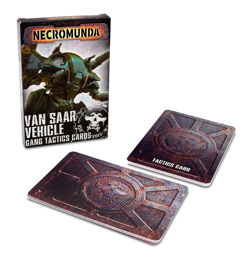 Necromunda Van Saar Vehicle Gang Tactics Cards Miniatures - Rules