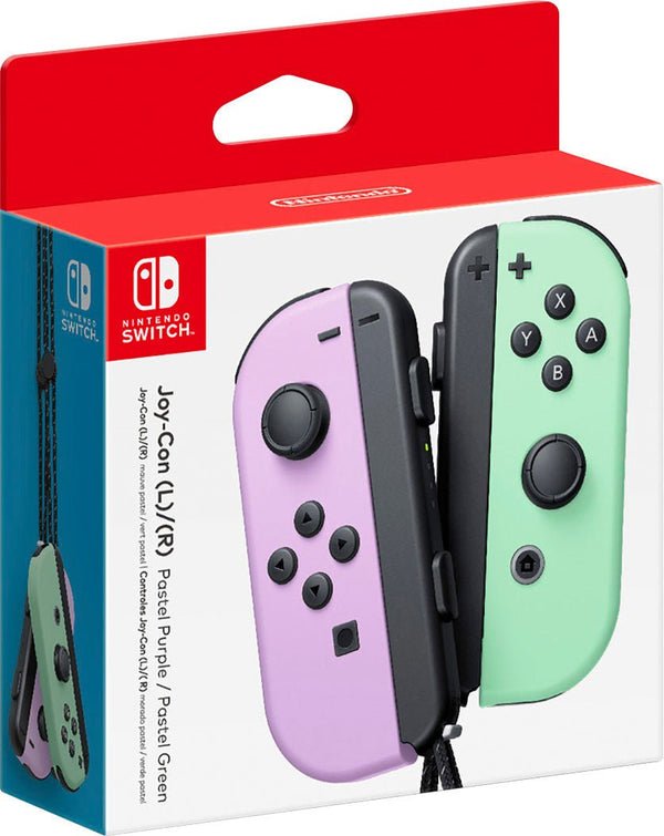 Nintendo Switch Joy - Con Pastel Purple Pastel Green Accessories - Video Game - Controller - Original