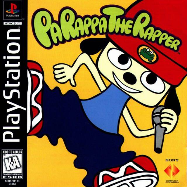 PaRappa the Rapper (PS1) Video Games - Games - PS1