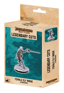 Pathfinder Legendary Cuts Female Elf Rogue RPG - Miniatures