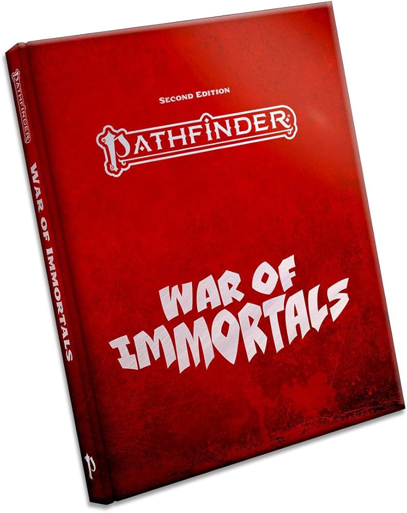 Pathfinder RPG 2nd Ed War of Immortals Special Edition RPG - New