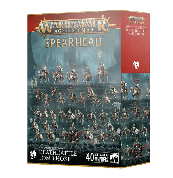 Spearhead Soulblight Gravelords Deathrattle Tomb Host Miniatures - Models