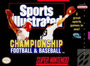 Sports Illustrated Championship Football & Baseball (SNES) Video Games - Games - SNES