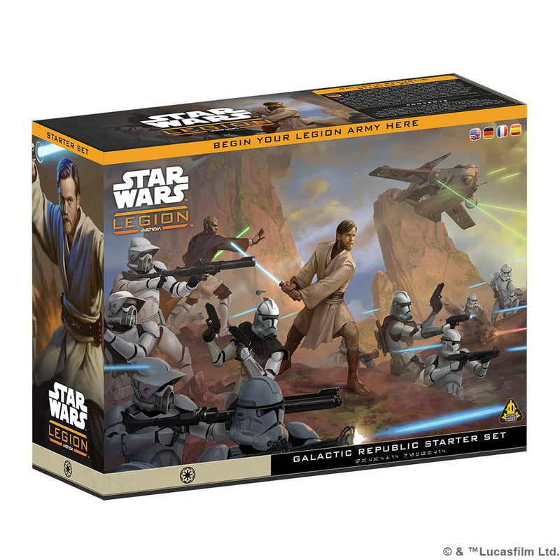 Star Wars Legion: Galactic Republic Starter Set Miniatures - Models