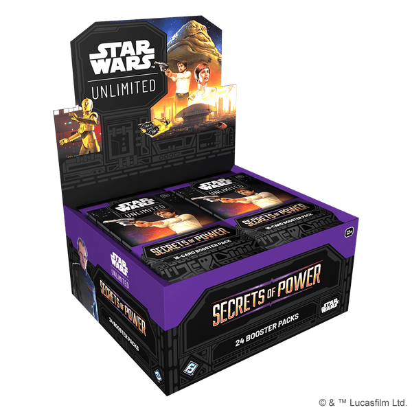Star Wars Unlimited Secrets of Power Booster Box Card Games - Collectible - TCG New