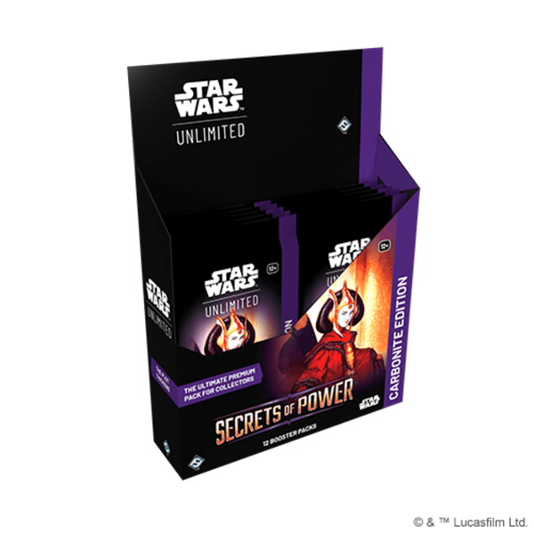 Star Wars Unlimited Secrets of Power Carbonite Booster Box Card Games - Collectible - TCG New