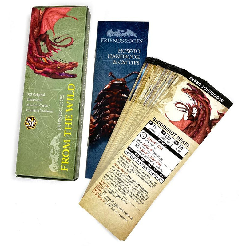 Stat Trackers Friends & Foes From the Wild RPG - New