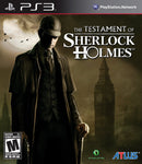 Testament Of Sherlock Holmes (PS3) Video Games - Games - PS3