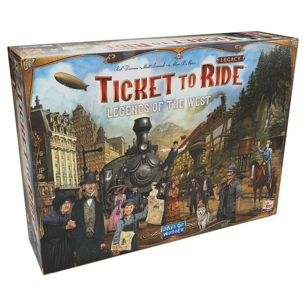 Ticket to Ride Legacy Legends of the West Board Games - New