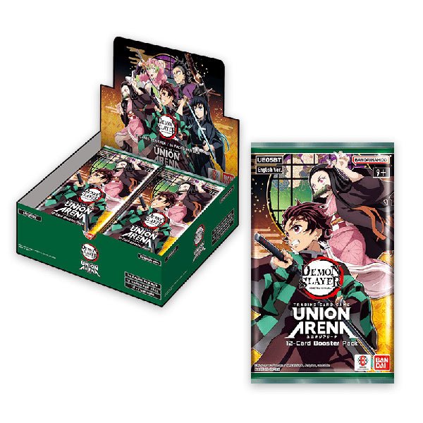 Union Arena Demon Slayer Kimetsu No Yaiba Booster Box Card Games - Collectible - TCG New