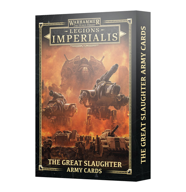 Warhammer Horus Heresy Great Slaughter Army Cards