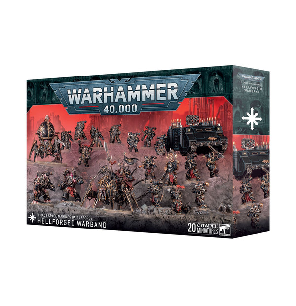 Warhammer 40K Chaos Space Marines Hellforged Warband (In - Store Only) Miniatures - Models