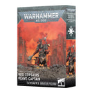 Warhammer 40K Chaos Space Marines Red Corsairs Reave - Captain Miniatures - Models
