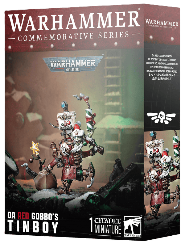 Warhammer 40K Commemorative Da Red Gobbo's Tin Boy Miniatures - Models