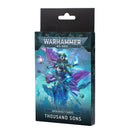 Warhammer 40K Datasheet Cards Thousand Sons Miniatures - Rules