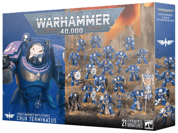 Warhammer 40K Space Marines Battleforce Crux Terminatus Miniatures - Models