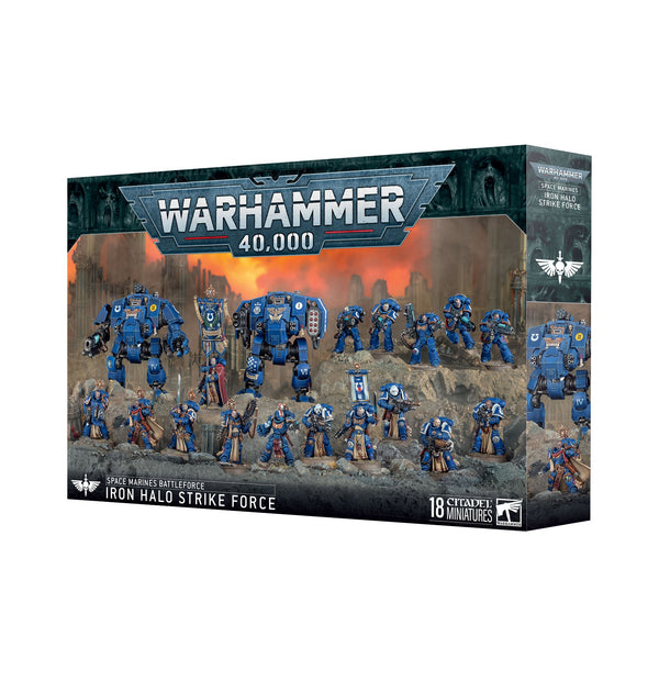 Warhammer 40K Space Marines Iron Halo Strike Force (In - Store Only) Miniatures - Models