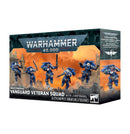 Warhammer 40K Space Marines Vanguard Veteran Squad with Jump Packs Miniatures - Models