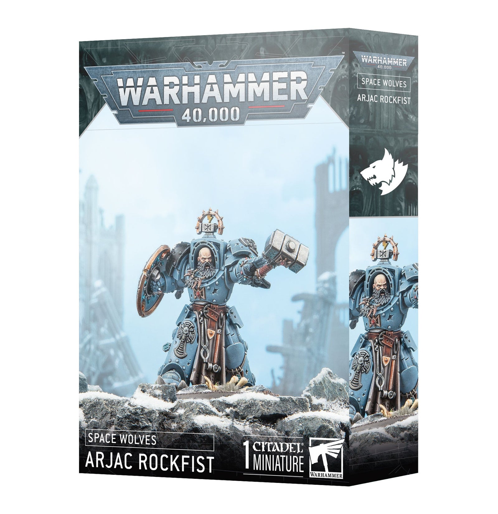 Warhammer 40K Space Wolves Arjac Rockfist - Miniatures - Models ...