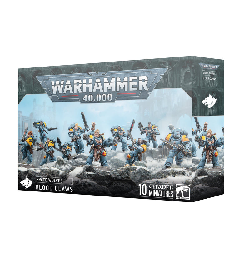 Warhammer 40K Space Wolves Blood Claws - Miniatures - Models | Retrofix ...