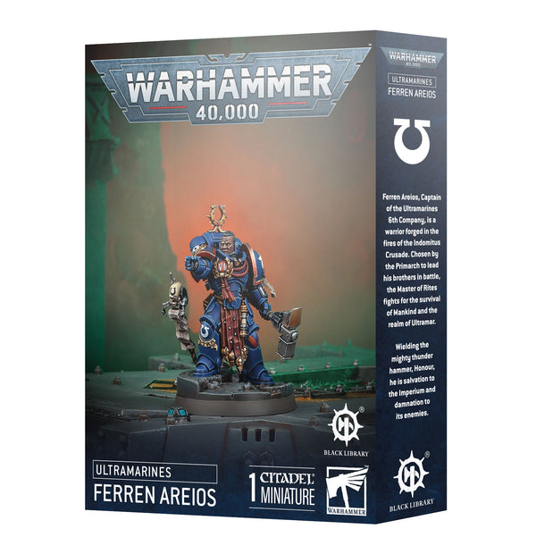 Warhammer 40K Ultramarines Ferren Areios Miniatures - Models