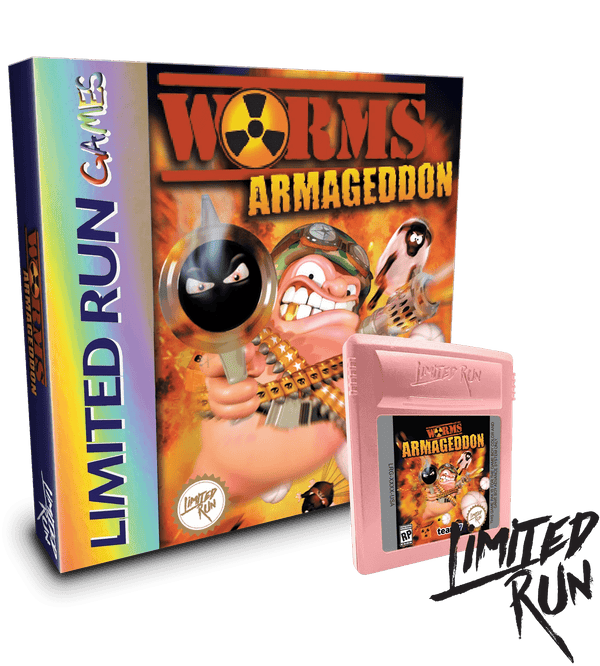 Worms Armageddon (GBC LR) Video Games - Games - GBC