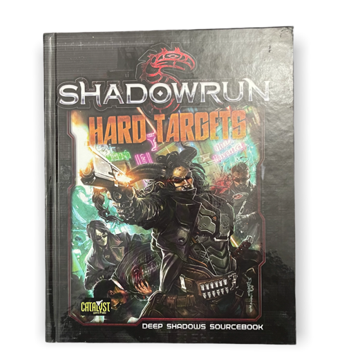 Shadowrun RPG Hard Targets Deep Shadows Sourcebook Hardback Pre-Owned