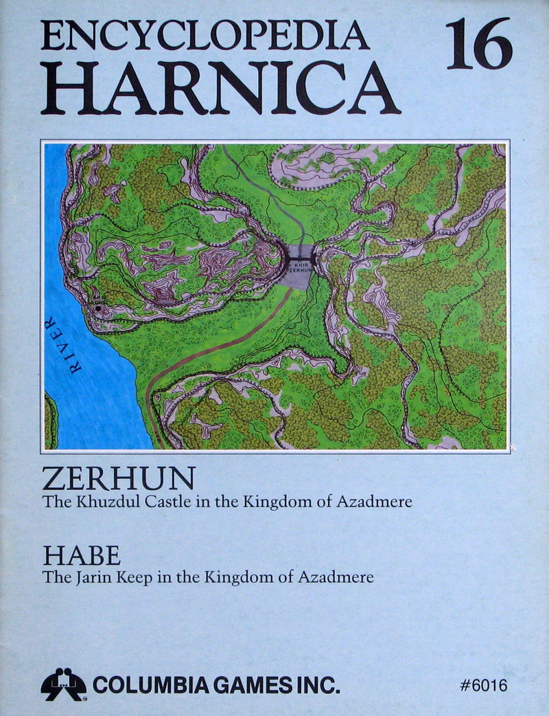 Encyclopedia Harnica 16 Zerhum and Habe RPG Softcover Pre-Owned