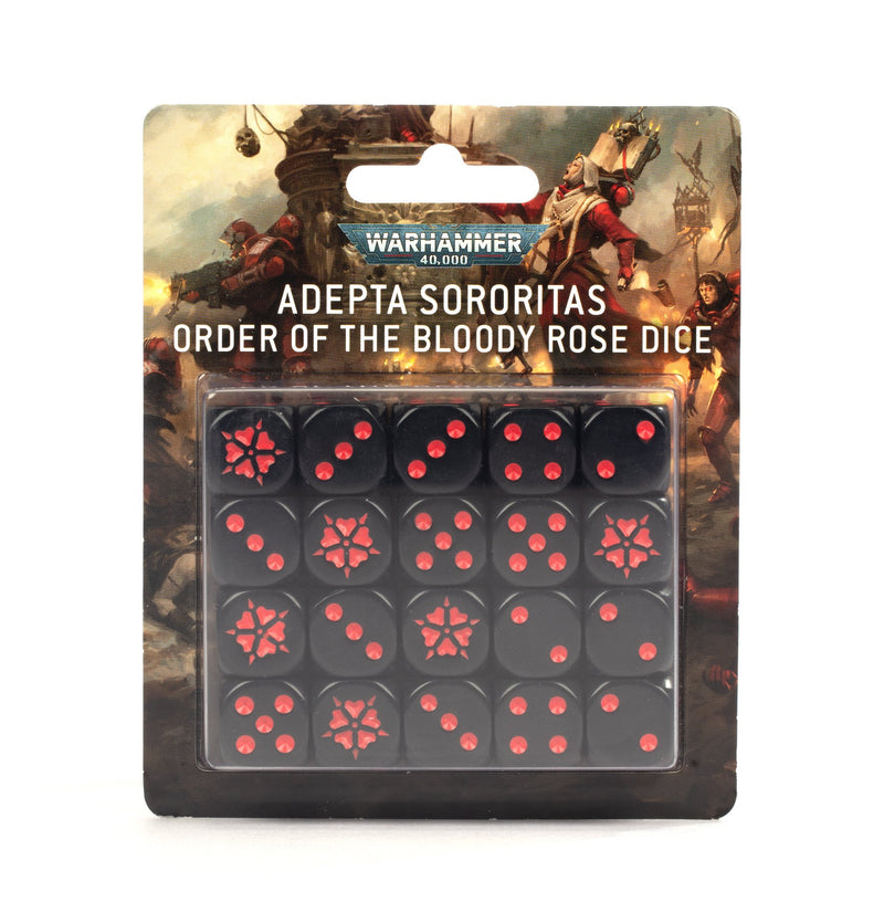Warhammer 40K Adepta Sororitas Order of the Bloody Rose Dice