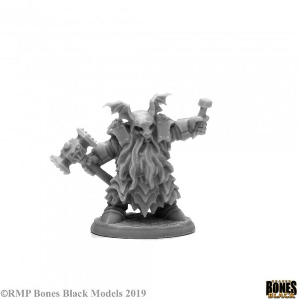 Reaper Bones Black: Dark Dwarf Irontongue Priest 44113