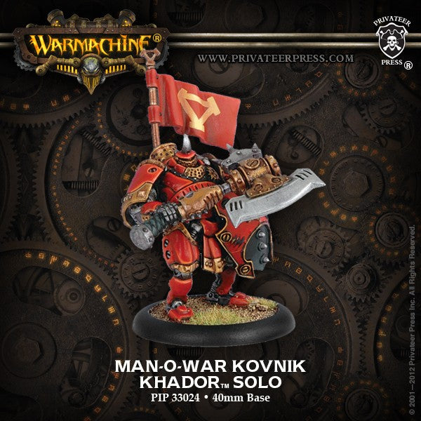 Warmachine: Khador Man-o-War Kovnik