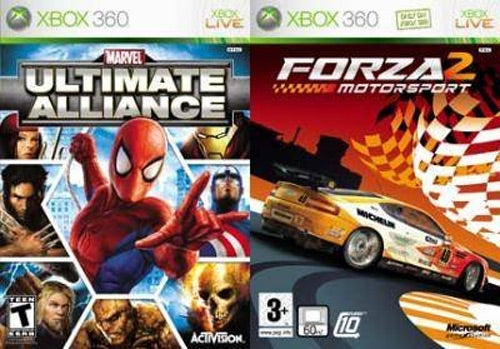 Marvel Ultimate Alliance & Forza 2 (360)