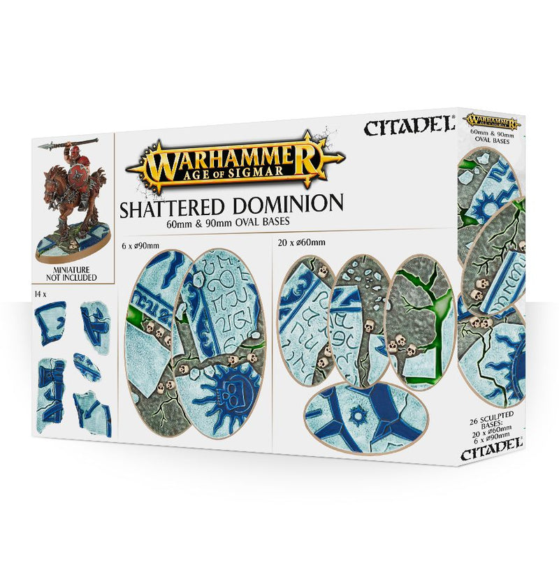 Warhammer Age of Sigmar Shattered Dominion 60mm/90mm Oval Bases