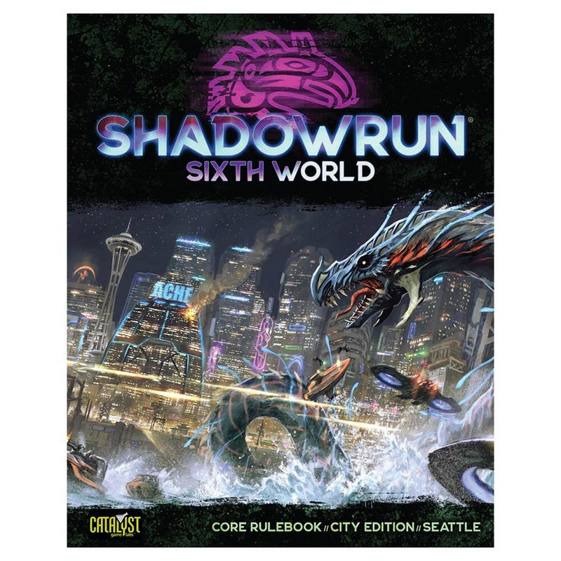 Shadowrun Sixth World Core Rulebook City Edition Seattle