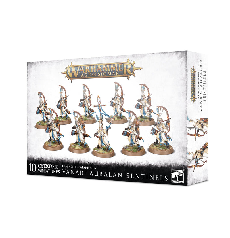 Warhammer Age of Sigmar Lumineth Realm Lords Vanari Auralan Sentinels