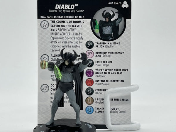 HeroClix DC Fantastic Four Diablo with Alchemical Potion #047a s001