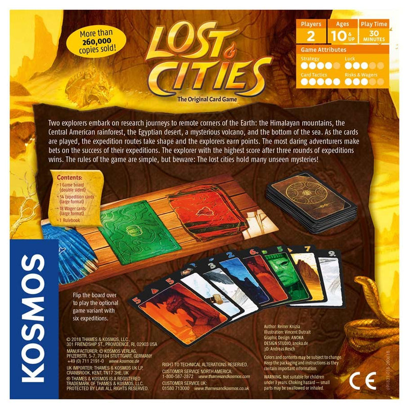 Lost Cities: The Card Game (w/ 6th expedition)